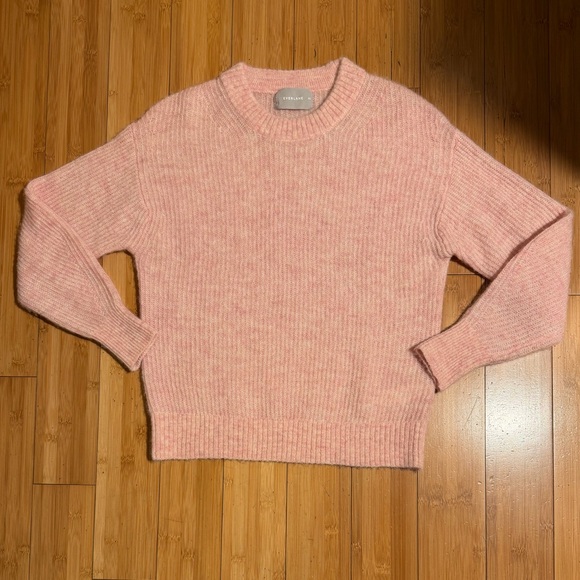 Everlane Pink Alpaca Crew Sweater Size XS - Picture 4 of 16